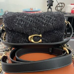 Coach tabby 26 bag with brass hardware